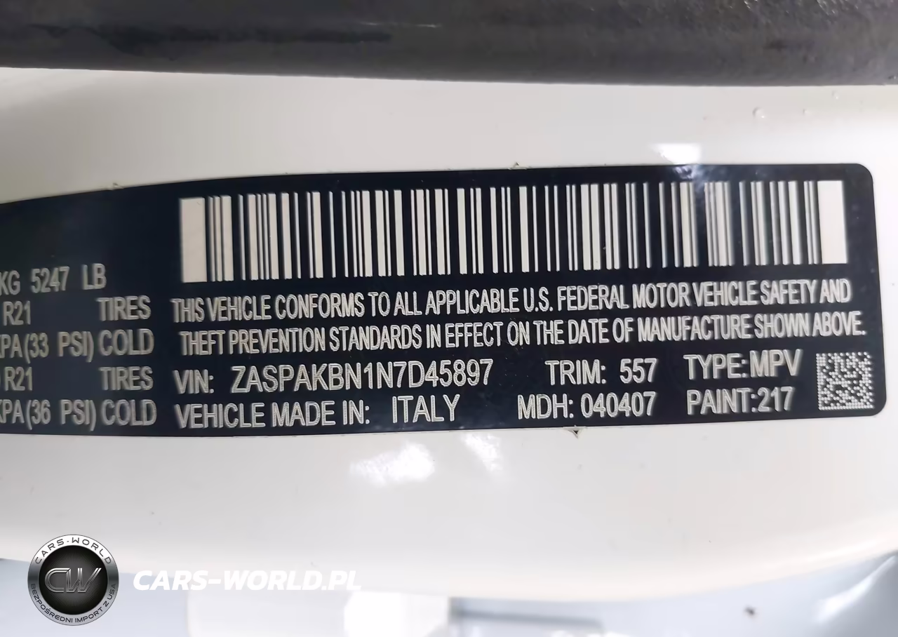 2022 Alfa Romeo Stelvio Veloce Ti Awd VIN:ZASPAKBN1N7D45897 - 9