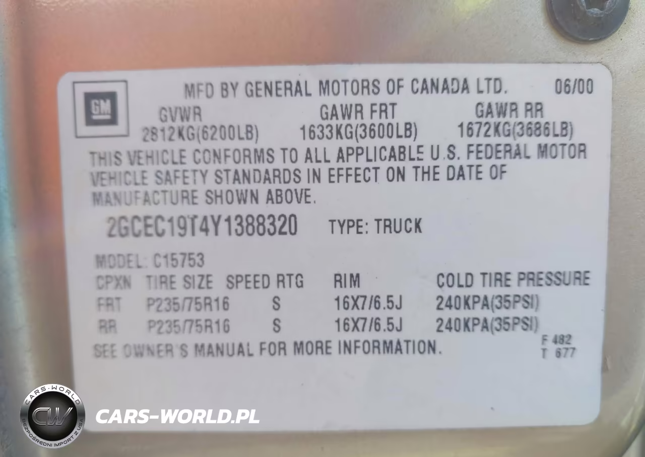 2000 Chevrolet Silverado 1500 Ls VIN:2GCEC19T4Y1388320 - 9