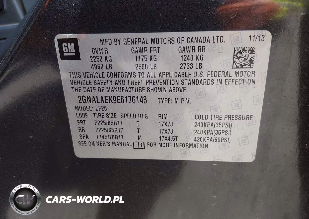 2014 Chevrolet Equinox Ls VIN:2GNALAEK9E6176143 - 9