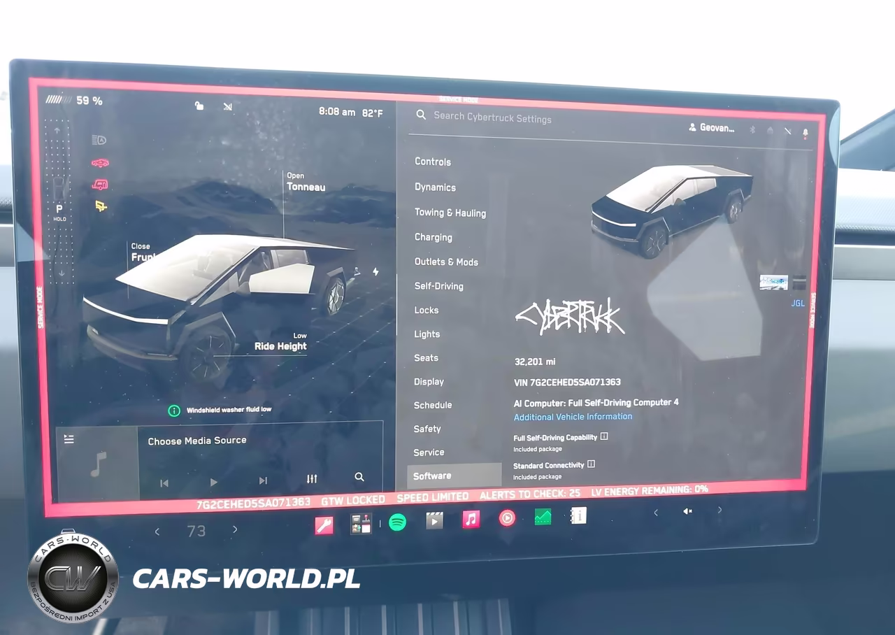 2025 Tesla Cybertruck All-Wheel Drive VIN:7G2CEHED5SA071363 - 7