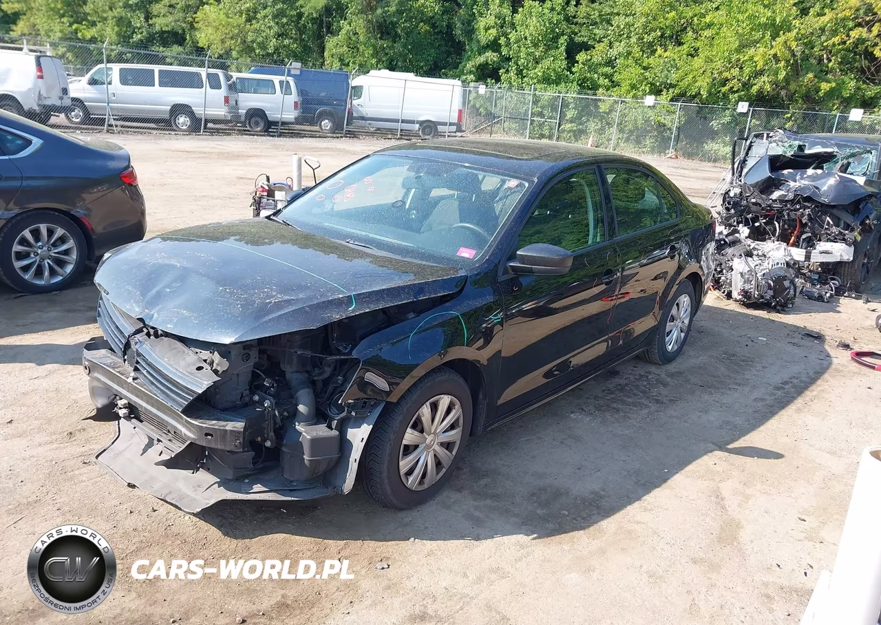 2012 Volkswagen Jetta 2.0L S VIN:3VW2K7AJ6CM319081 - 2