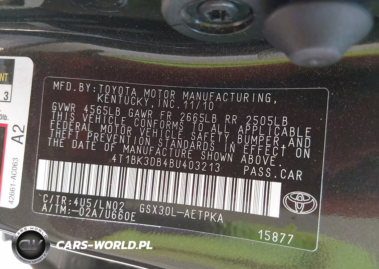 2011 Toyota Avalon Limited VIN:4T1BK3DB4BU403213 - 9