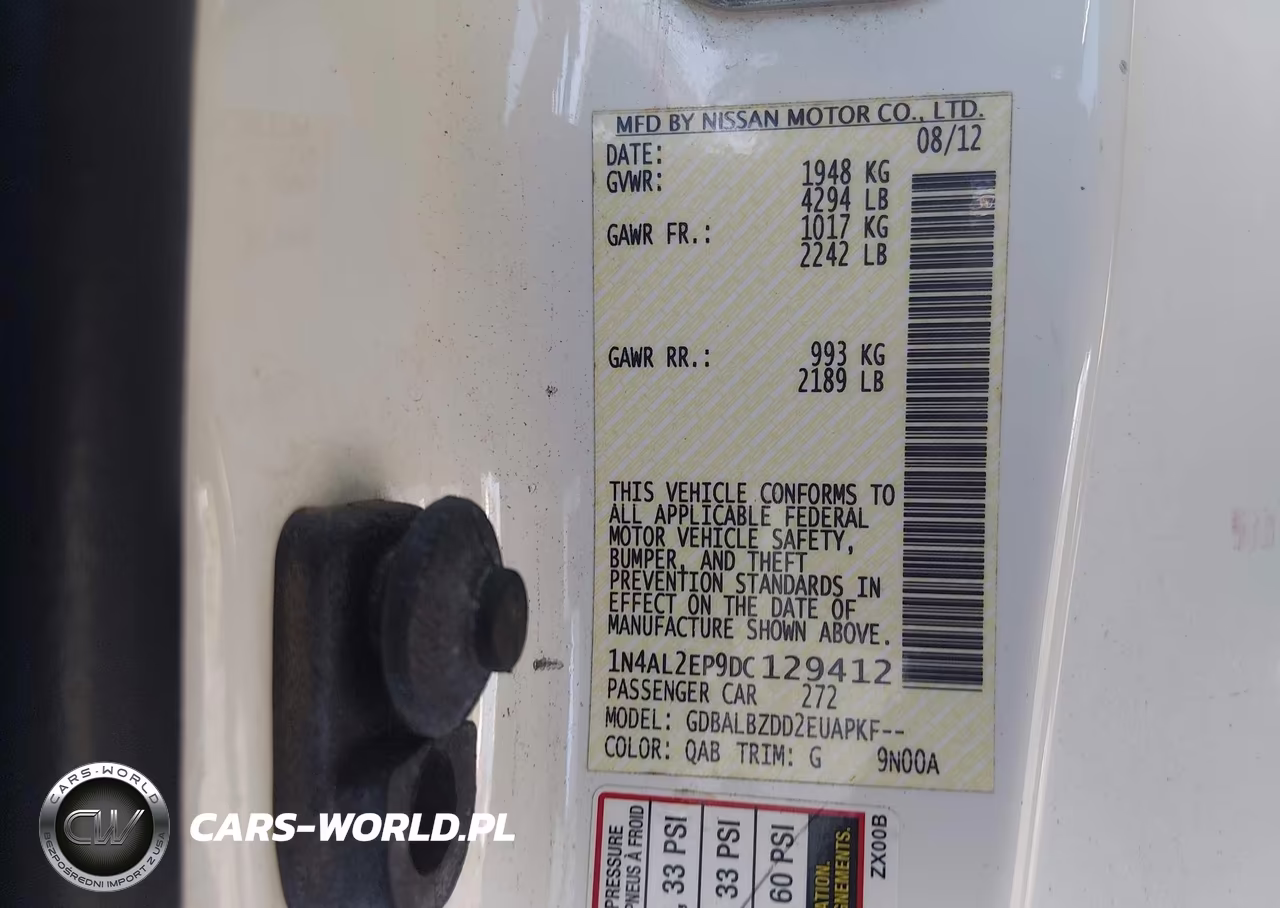 2013 Nissan Altima 2.5 S VIN:1N4AL2EP9DC129412 - 9