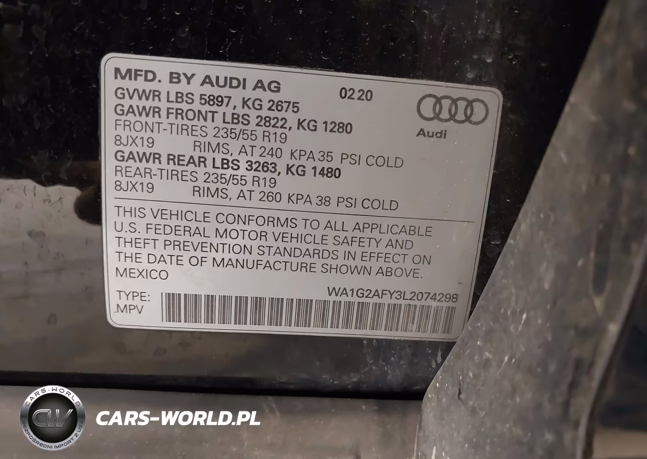 2020 Audi Q5 Premium 55 Tfsi E Quattro S Tronic VIN:WA1G2AFY3L2074298 - 9