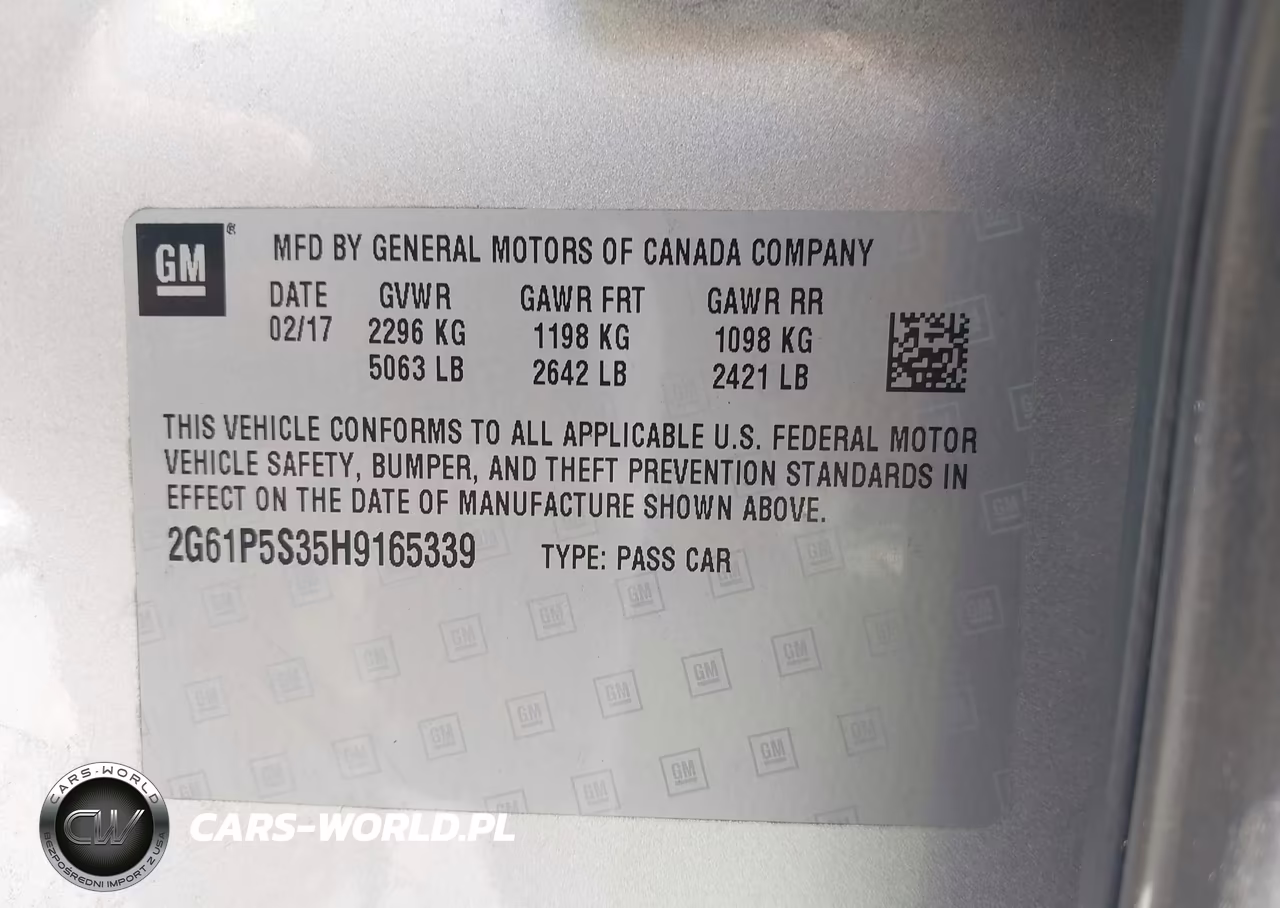 2017 Cadillac Xts Premium Luxury VIN:2G61P5S35H9165339 - 9