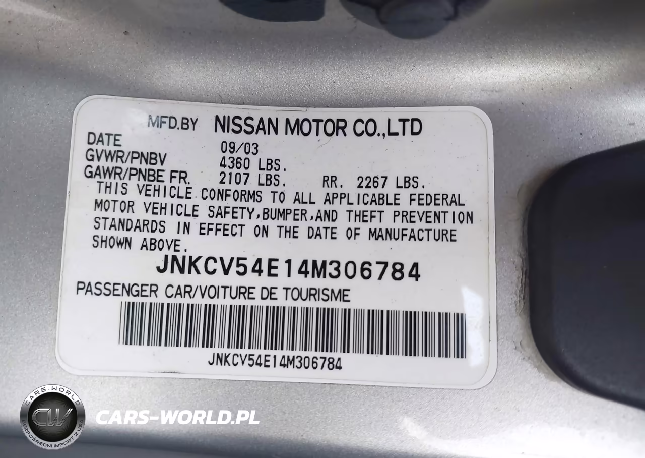 2004 Infiniti G35 VIN:JNKCV54E14M306784 - 9