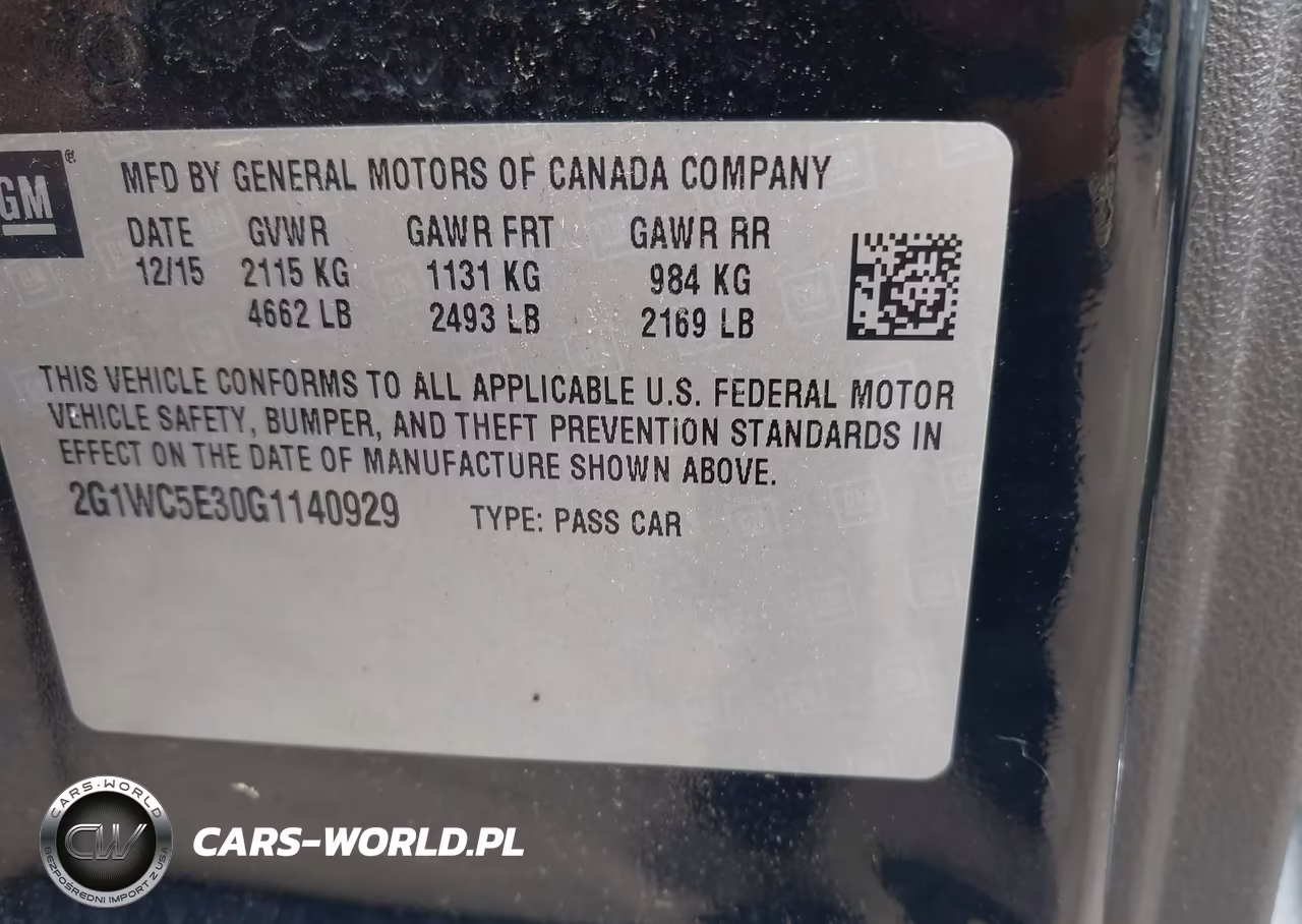 2016 Chevrolet Impala Limited Ltz VIN:2G1WC5E30G1140929 - 9