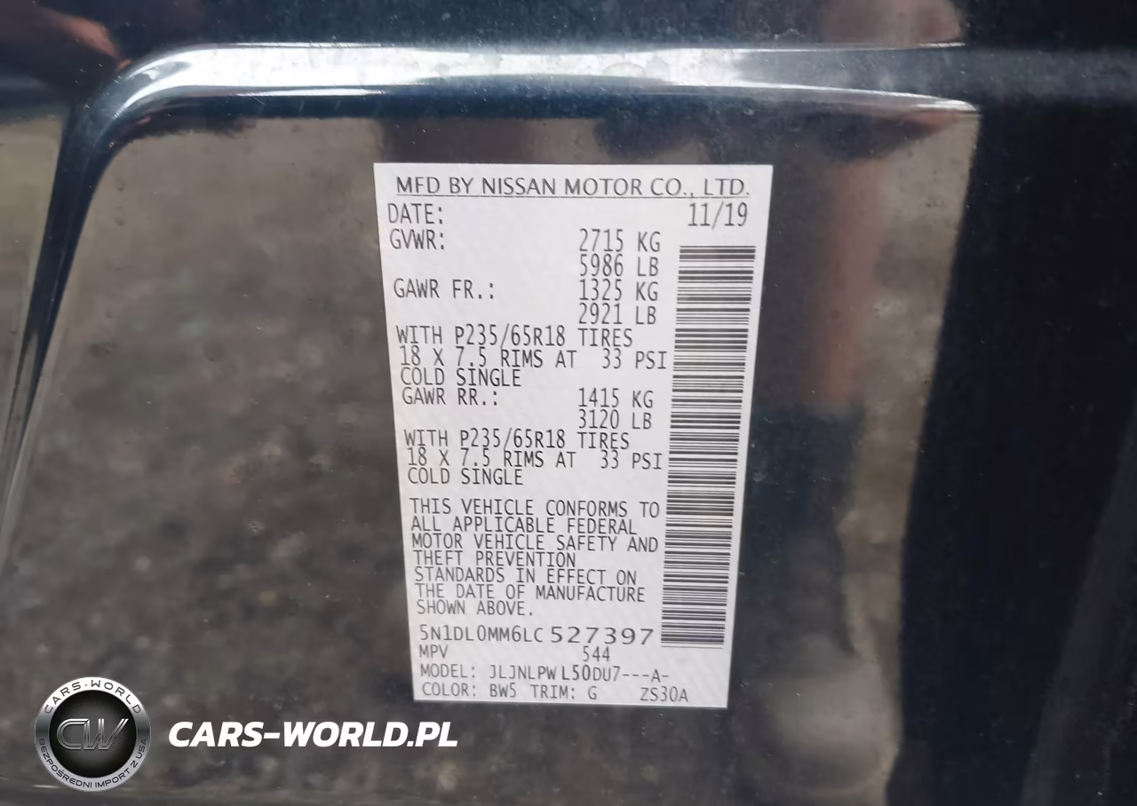 2020 Infiniti Qx60 Pure Awd VIN:5N1DL0MM6LC527397 - 9