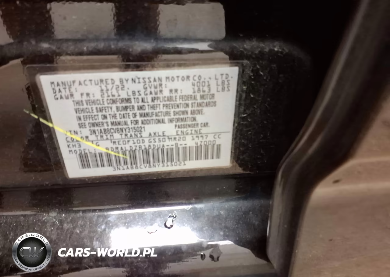 2022 Nissan Sentra Sv Xtronic Cvt VIN:3N1AB8CV8NY315021 - 9