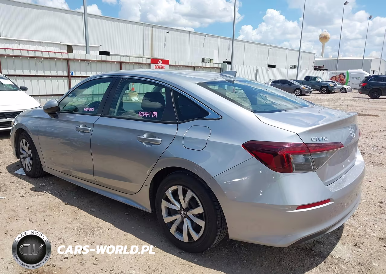 2025 Honda Civic Lx VIN:2HGFE2F25SH598425 - 3