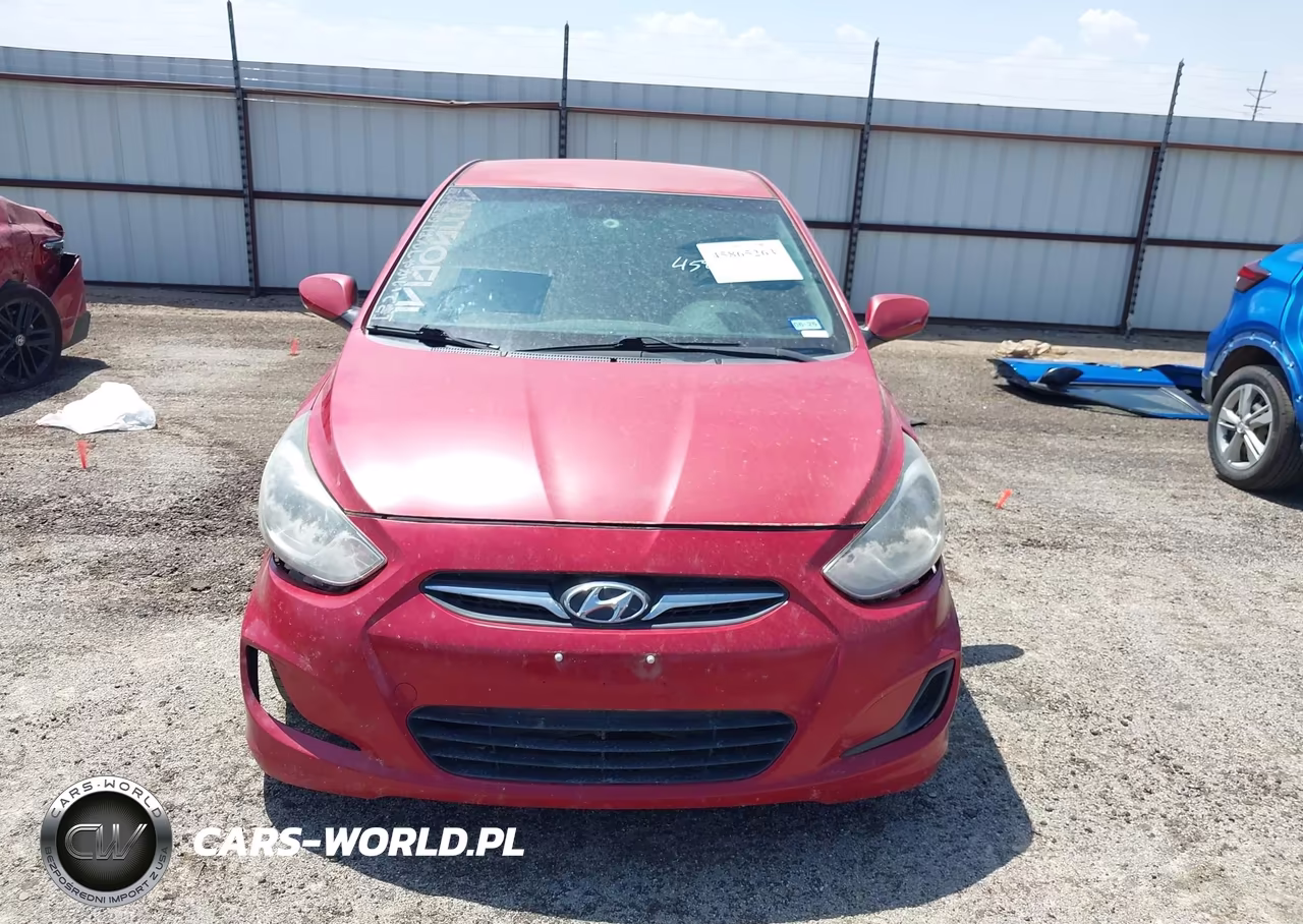 2013 Hyundai Accent Gls VIN:KMHCU4AE2DU463285 - 12