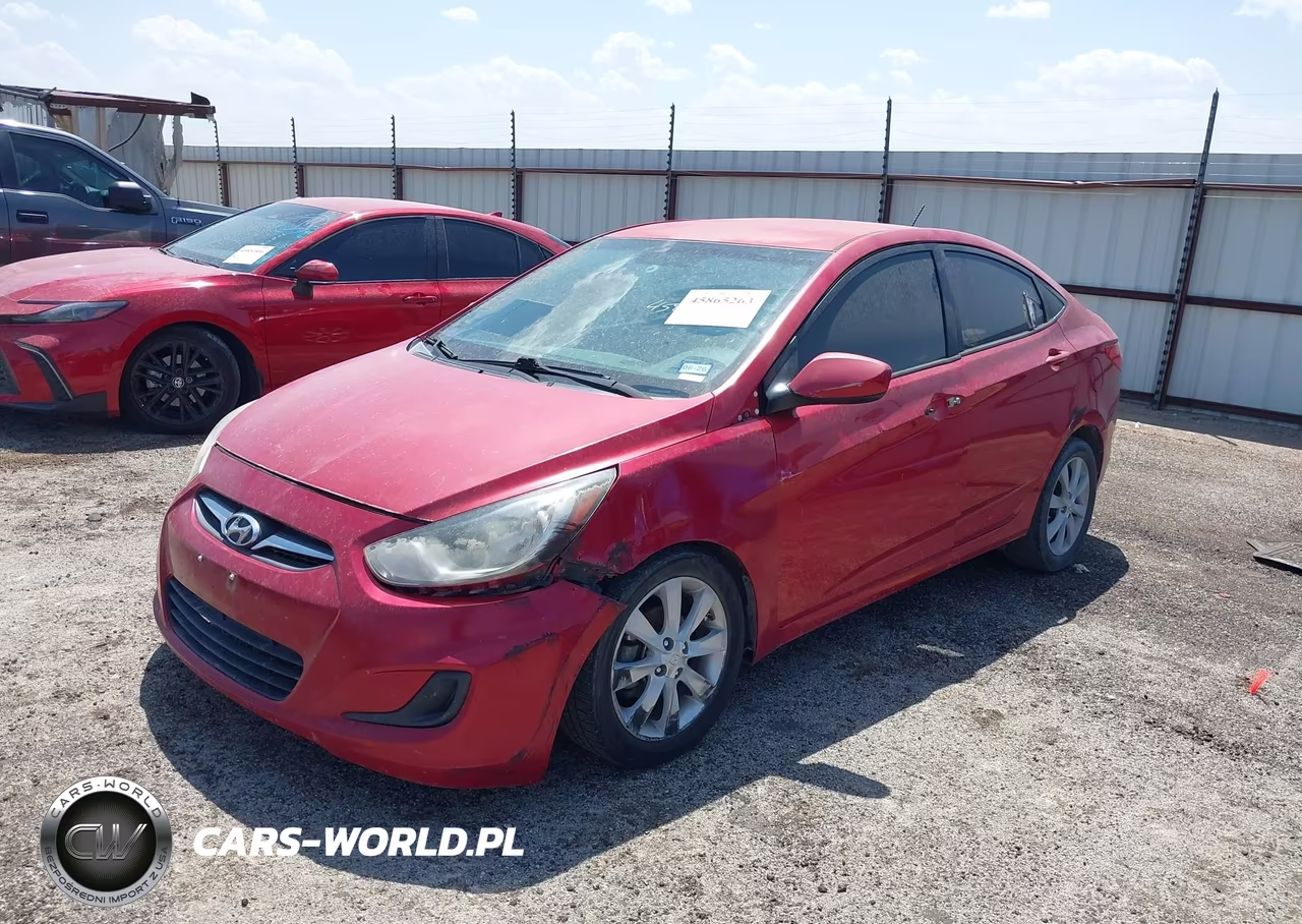 2013 Hyundai Accent Gls VIN:KMHCU4AE2DU463285 - 2