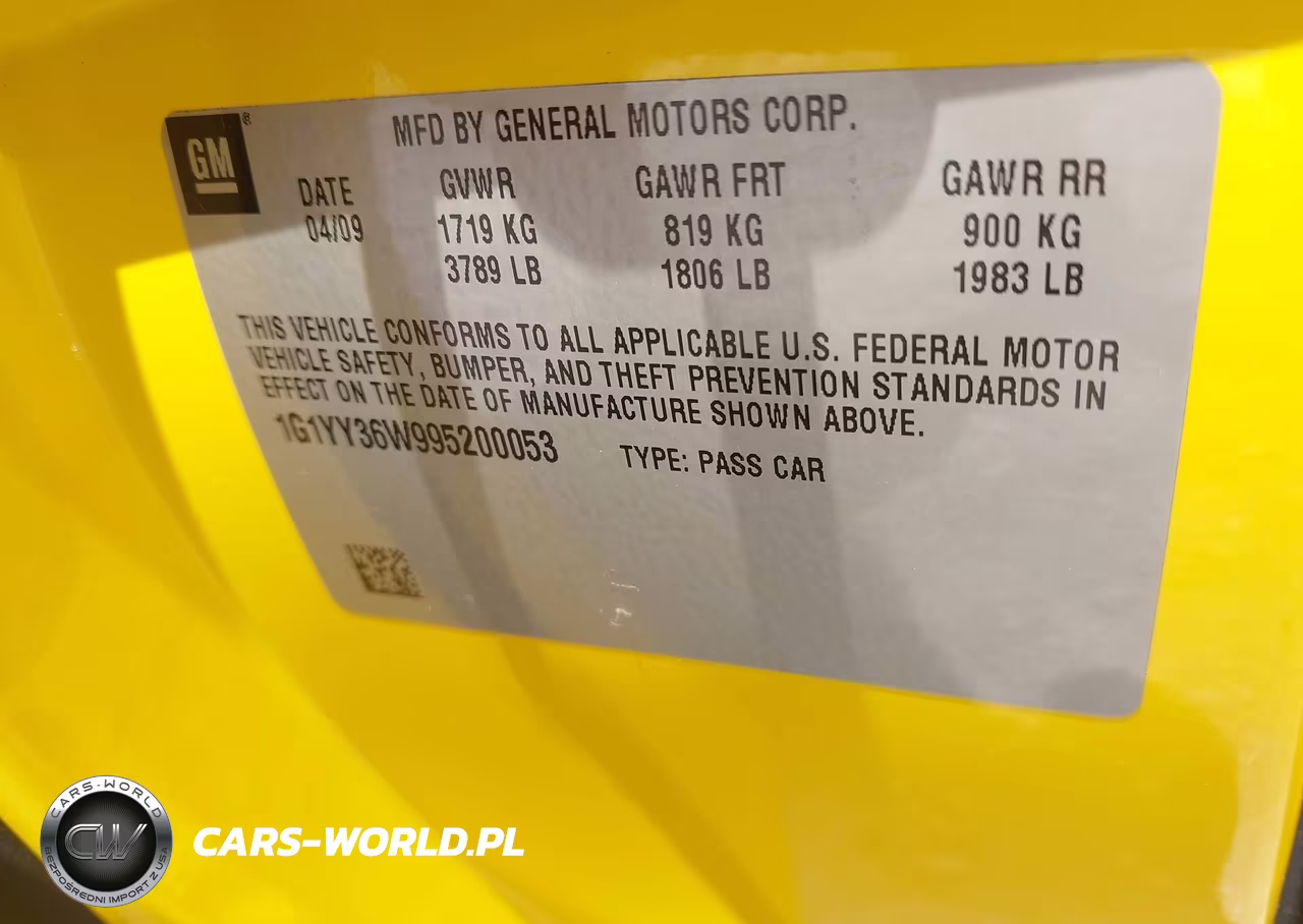 2009 Chevrolet Corvette VIN:1G1YY36W995200053 - 9