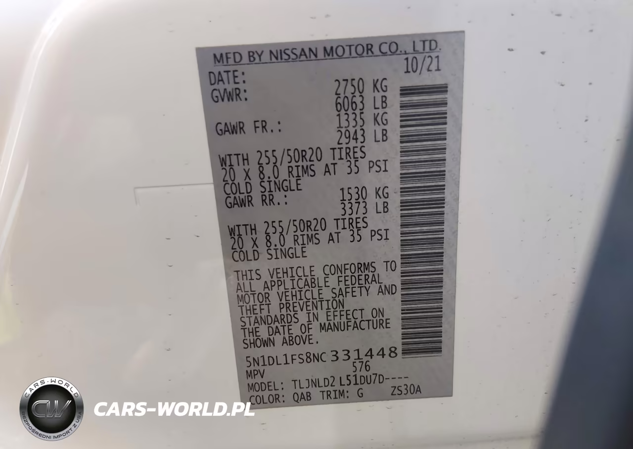 2022 Infiniti Qx60 Luxe Awd VIN:5N1DL1FS8NC331448 - 9