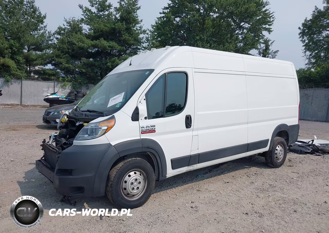 2021 Ram Promaster 2500 High Roof 159 Wb VIN:3C6LRVDG1ME524172 - 2