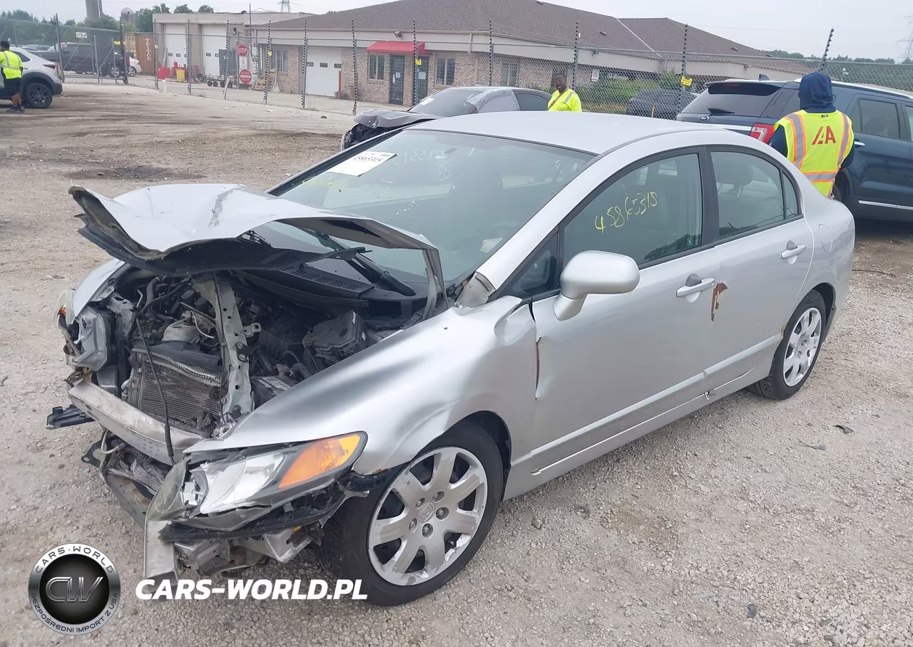 2008 Honda Civic Lx VIN:1HGFA165X8L017707 - 2