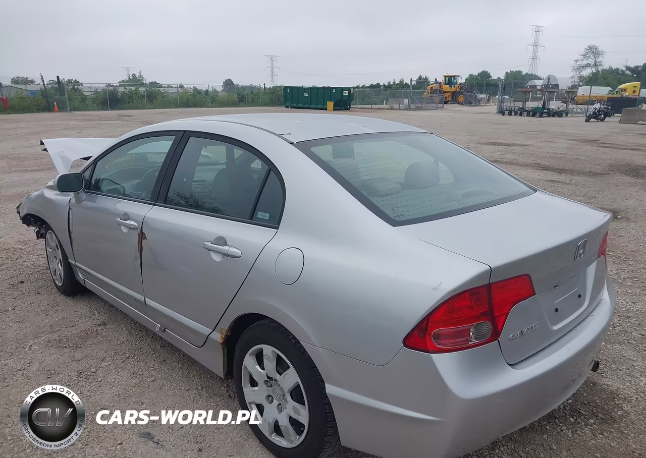 2008 Honda Civic Lx VIN:1HGFA165X8L017707 - 3