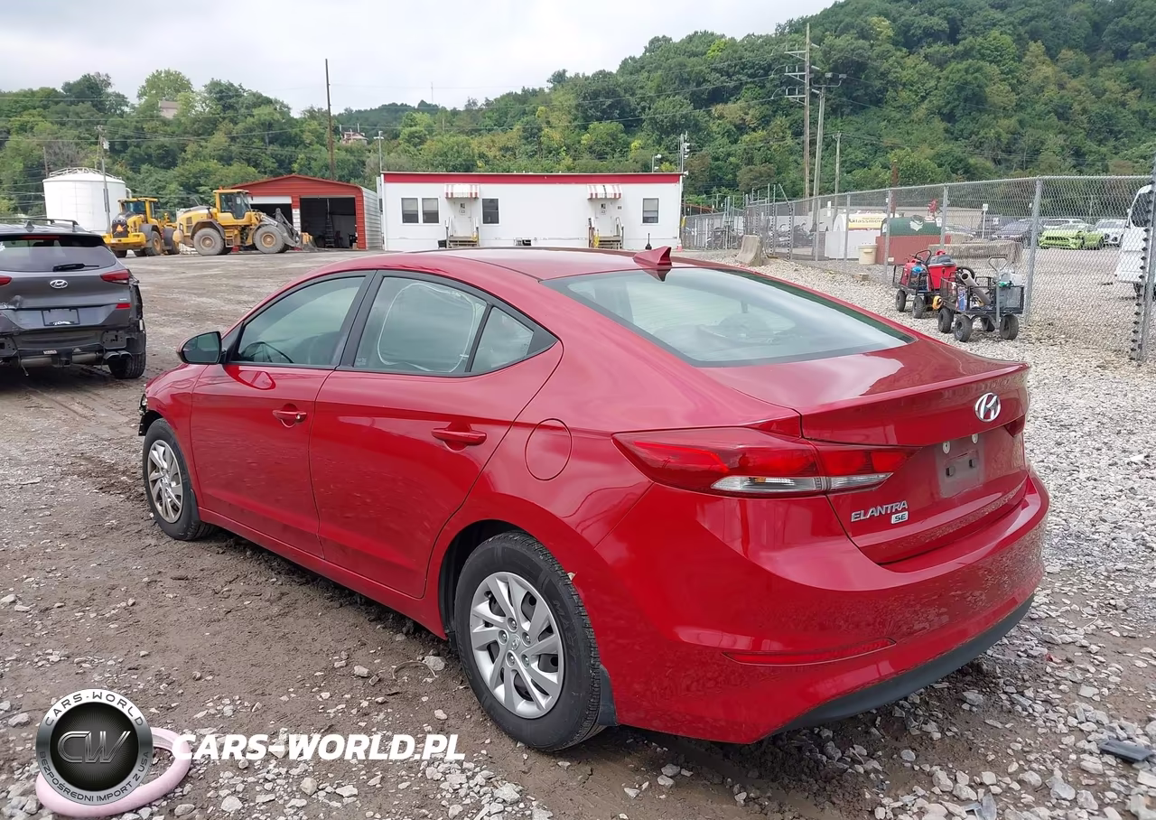 2017 Hyundai Elantra Se VIN:KMHD74LF8HU394545 - 3