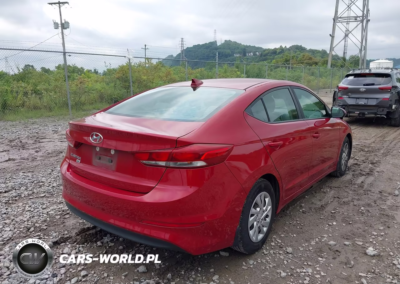 2017 Hyundai Elantra Se VIN:KMHD74LF8HU394545 - 4