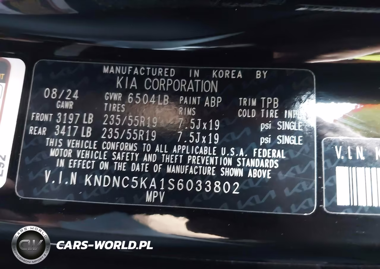 2025 Kia Carnival Mpv Hybrid Ex VIN:KNDNC5KA1S6033802 - 9