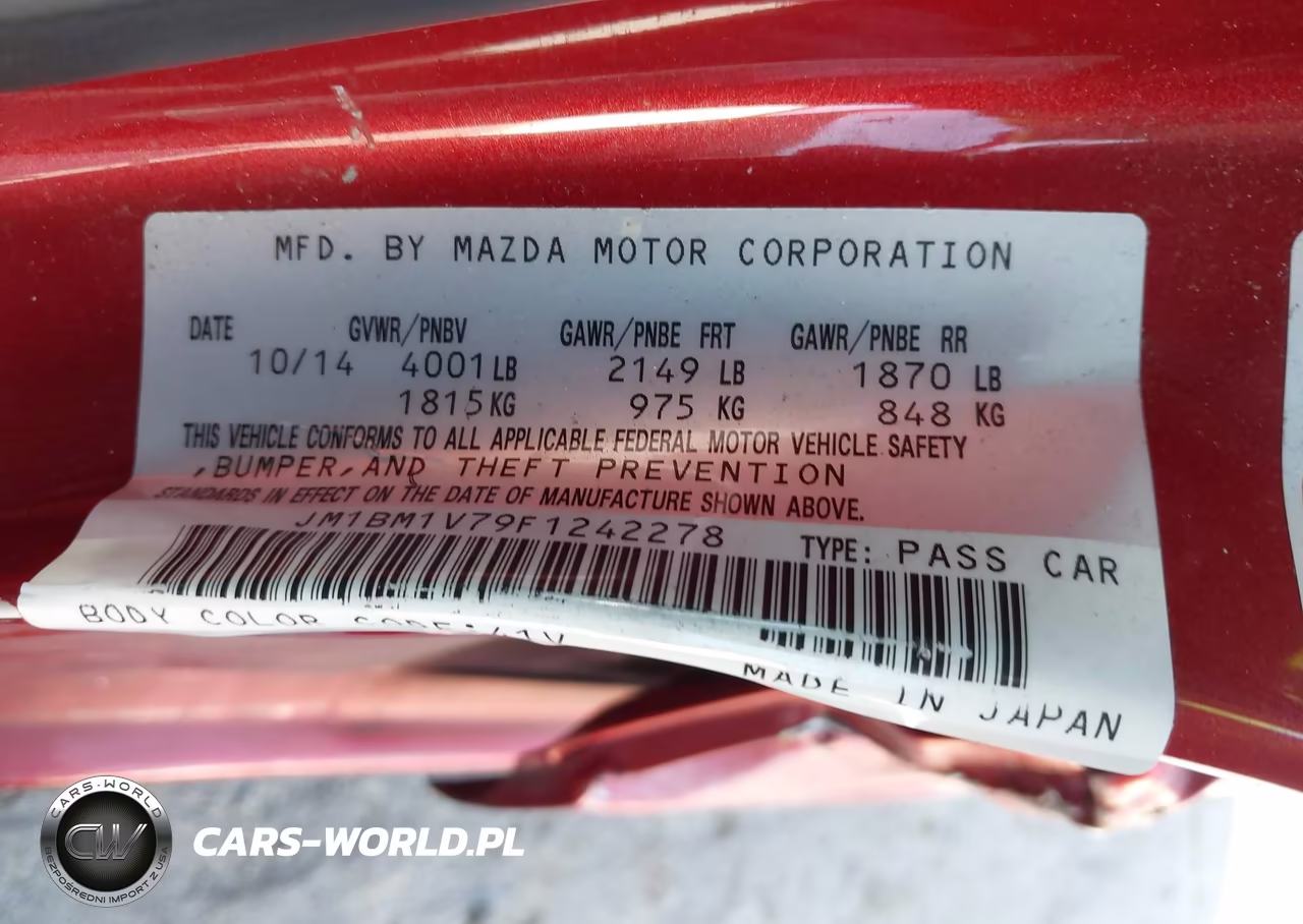 2015 Mazda Mazda3 I Touring VIN:JM1BM1V79F1242278 - 9