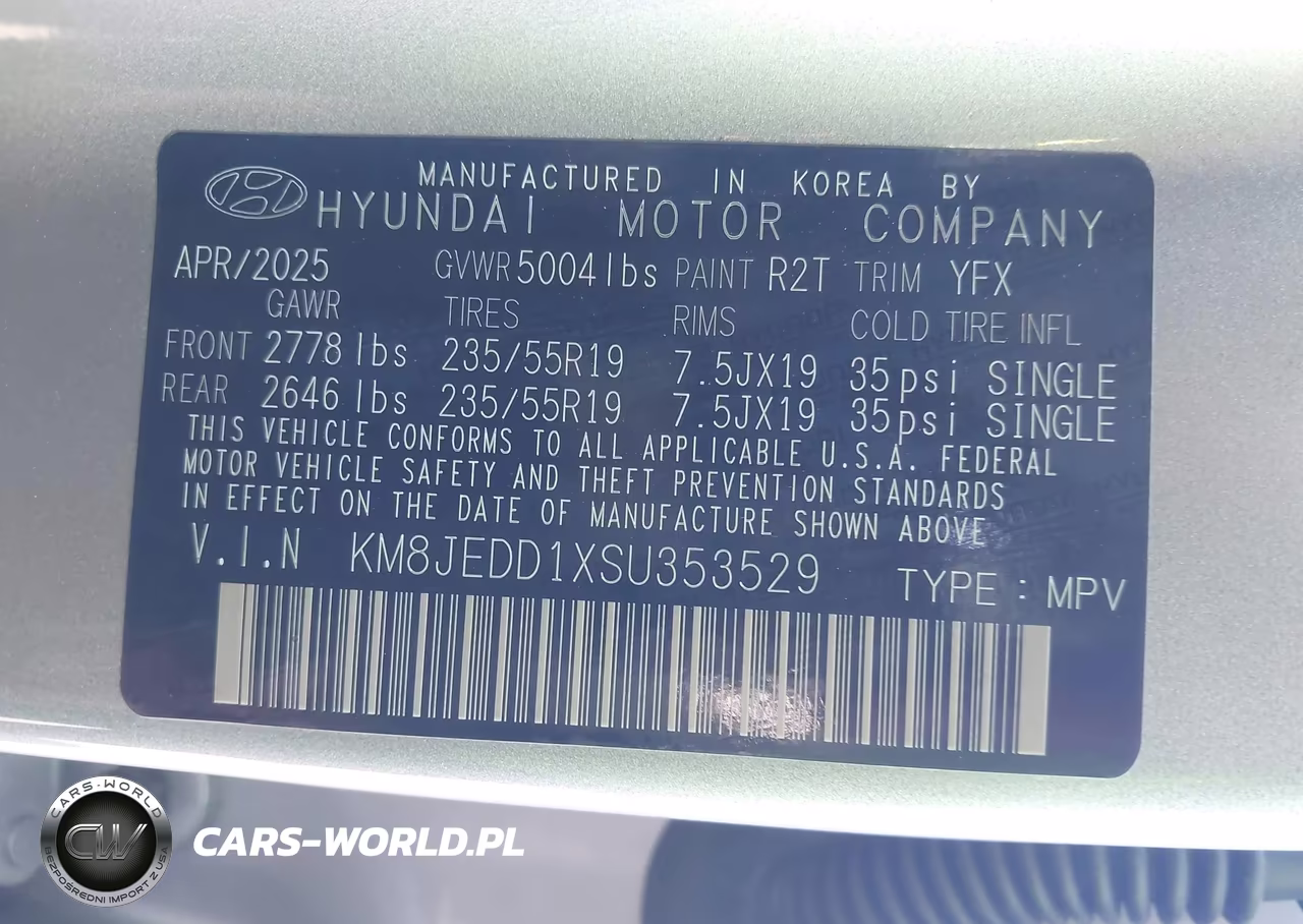2025 Hyundai Tucson Hybrid Limited VIN:KM8JEDD1XSU353529 - 9