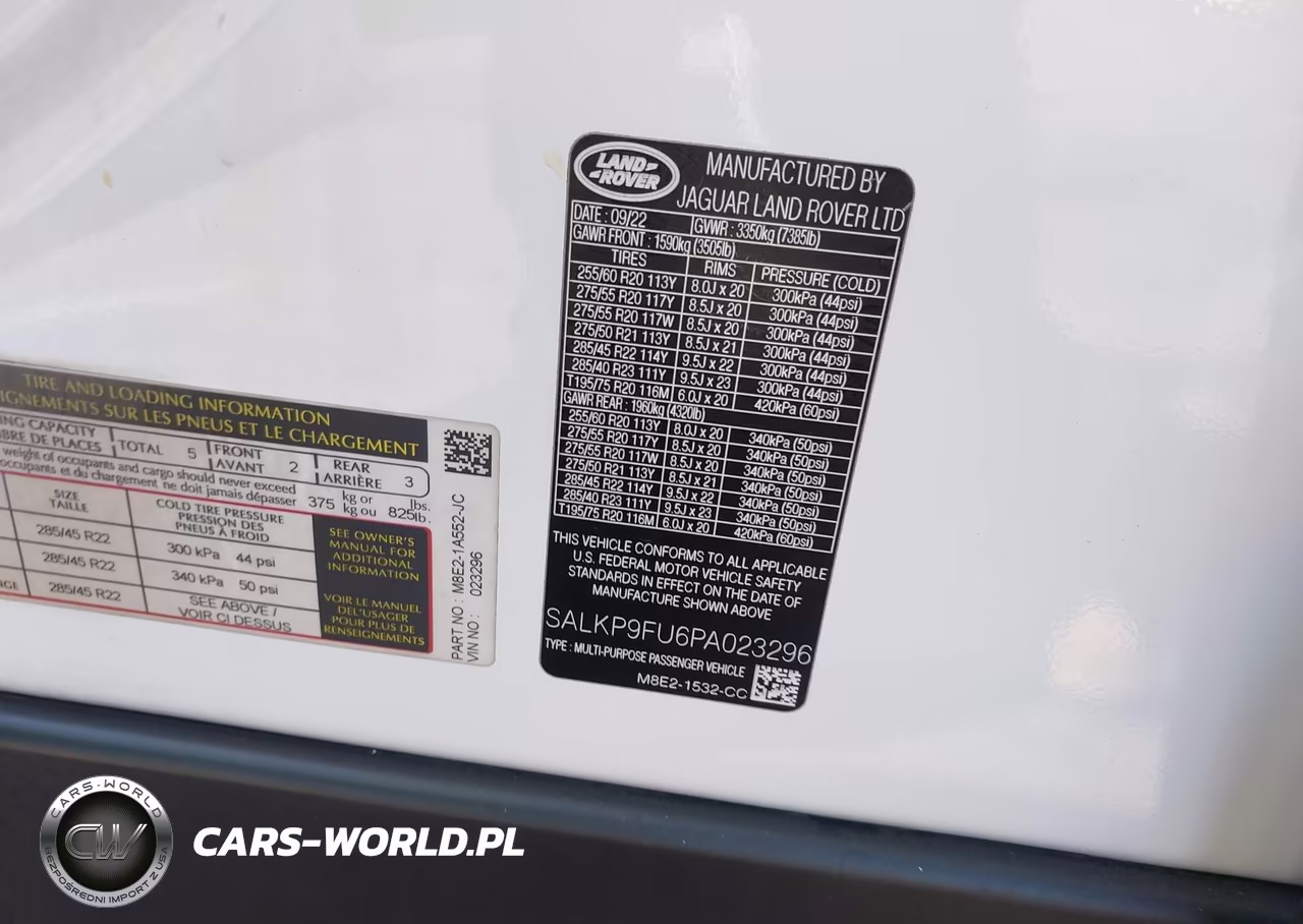 2023 Land Rover Range Rover P400 Se VIN:SALKP9FU6PA023296 - 9