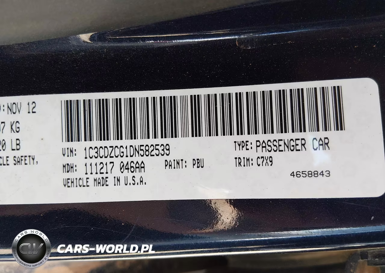 2013 Dodge Avenger Sxt VIN:1C3CDZCG1DN582539 - 9