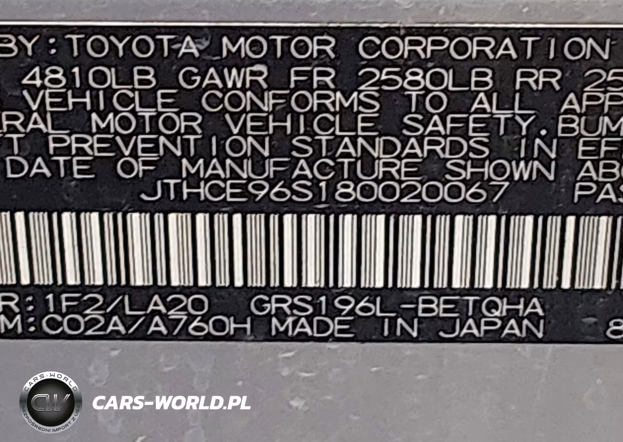 2008 Lexus Gs 350 VIN:JTHCE96S180020067 - 9