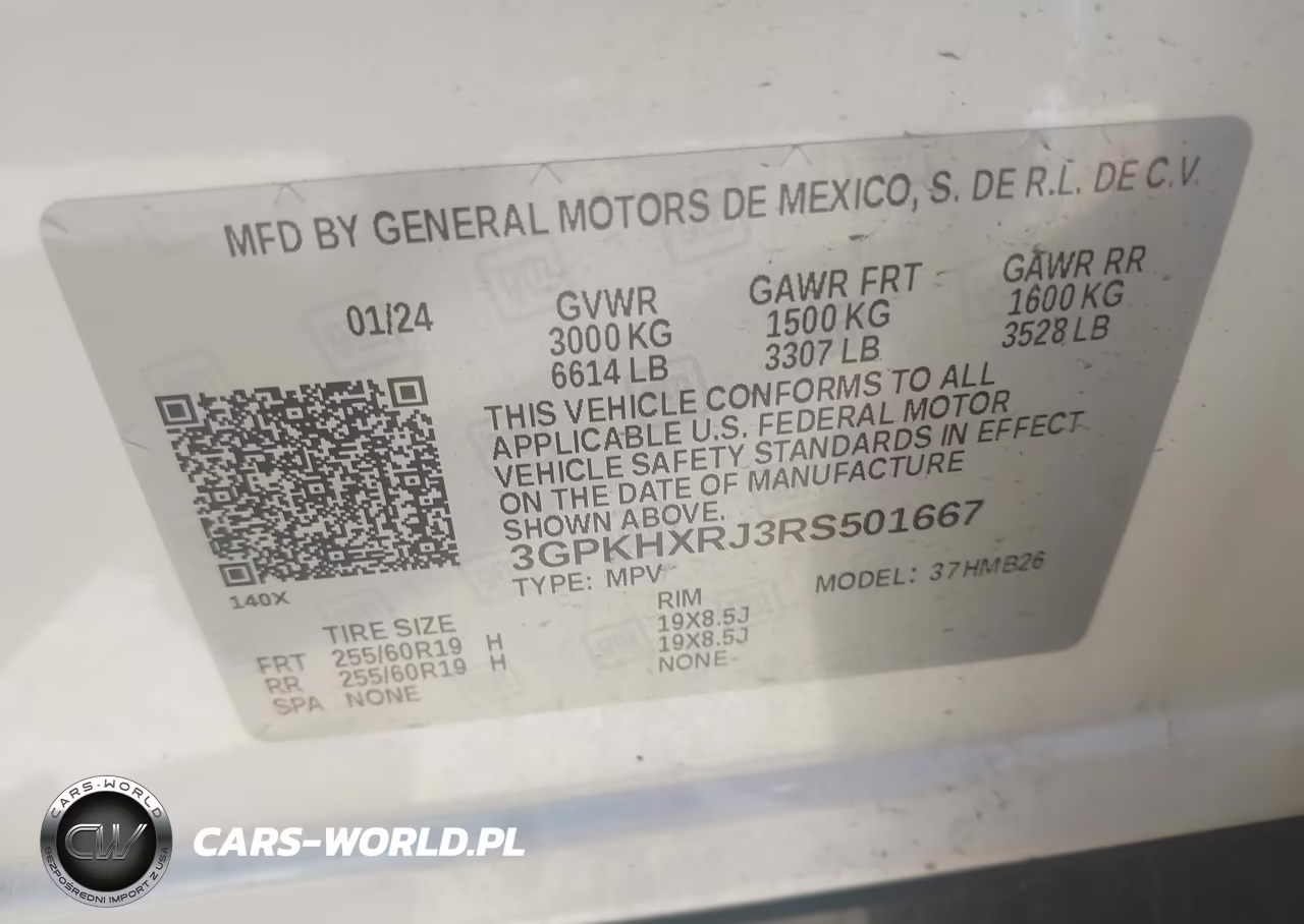 2024 Honda Prologue Tour VIN:3GPKHXRJ3RS501667 - 9