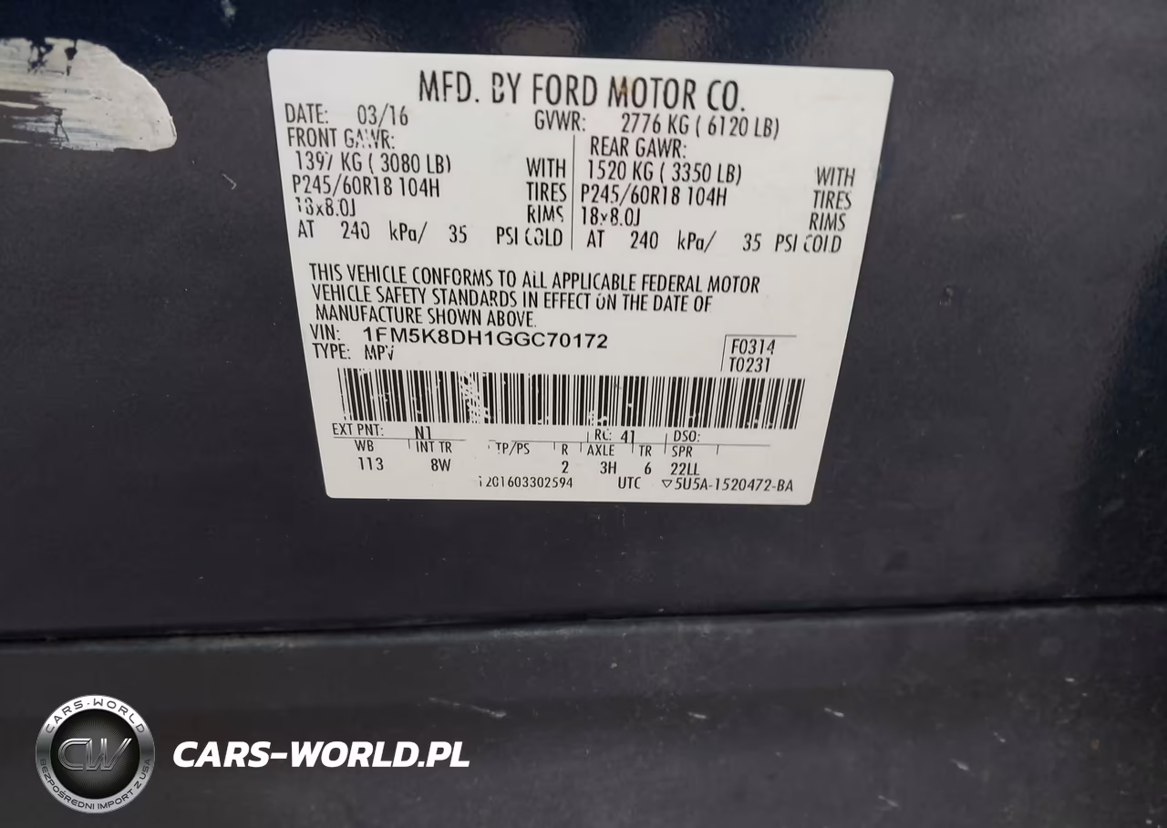 2016 Ford Explorer Xlt VIN:1FM5K8DH1GGC70172 - 9