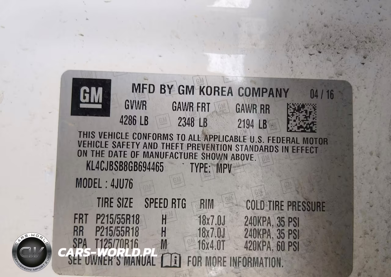 2016 Buick Encore Convenience VIN:KL4CJBSB8GB694465 - 9