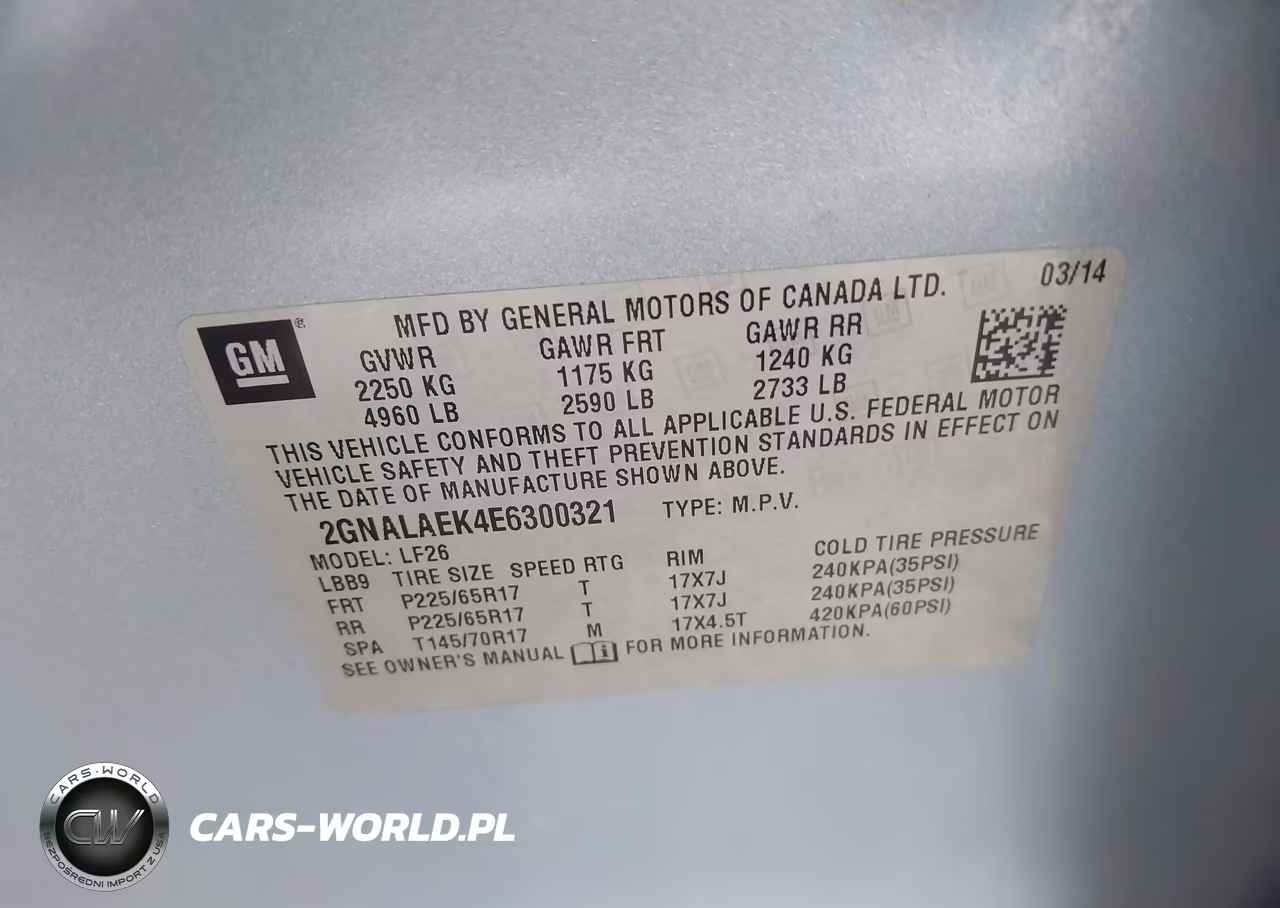 2014 Chevrolet Equinox Ls VIN:2GNALAEK4E6300321 - 9