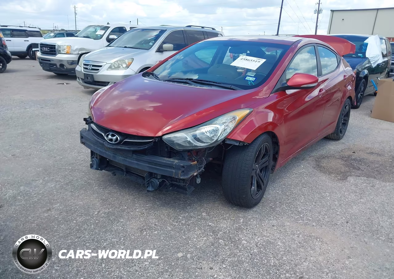 2012 Hyundai Elantra Limited (Ulsan Plant) VIN:KMHDH4AE0CU186871 - 2