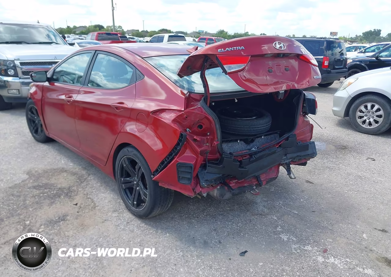 2012 Hyundai Elantra Limited (Ulsan Plant) VIN:KMHDH4AE0CU186871 - 3