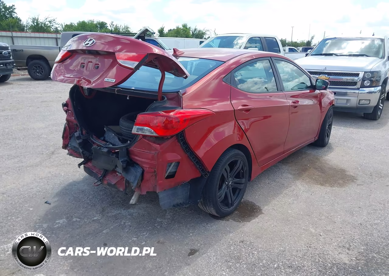 2012 Hyundai Elantra Limited (Ulsan Plant) VIN:KMHDH4AE0CU186871 - 4