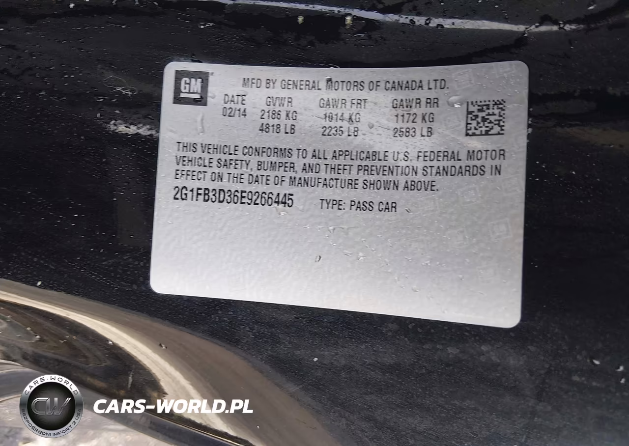 2014 Chevrolet Camaro 1Lt VIN:2G1FB3D36E9266445 - 9