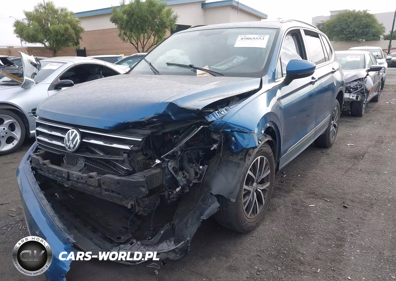 2020 Volkswagen Tiguan 2.0T Se-2.0T Se R-Line Black-2.0T Sel VIN:3VV3B7AX2LM119182 - 2