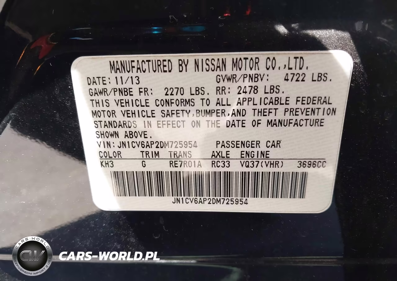2013 Infiniti G37 Journey VIN:JN1CV6AP2DM725954 - 9