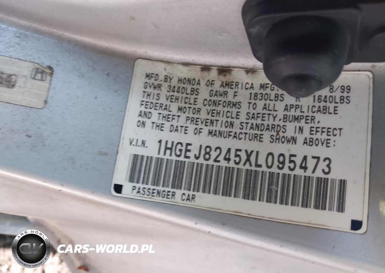 1999 Honda Civic Ex VIN:1HGEJ8245XL095473 - 9