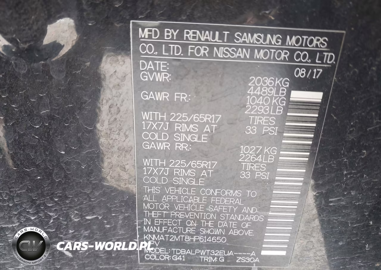 2017 Nissan Rogue S VIN:KNMAT2MT8HP614650 - 9