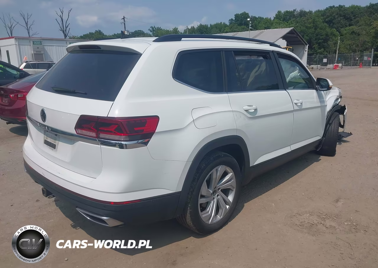 2021 Volkswagen Atlas 3.6L V6 Se W-Technology VIN:1V2WR2CA4MC568562 - 4