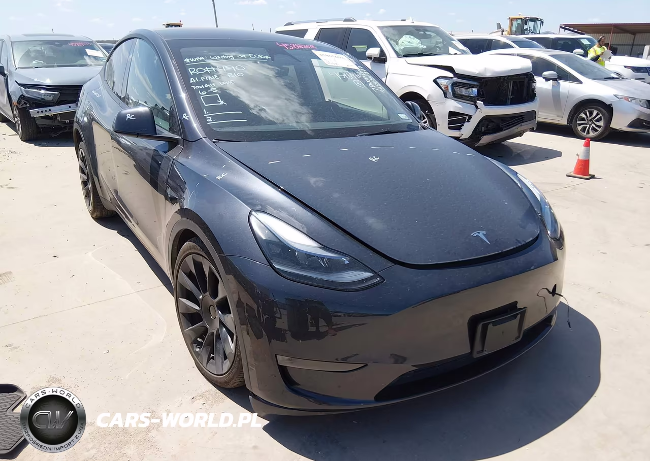 2025 Tesla Model Y Long Range Dual Motor All-Wheel Drive VIN:7SAYGAEE2SF295750 - 1