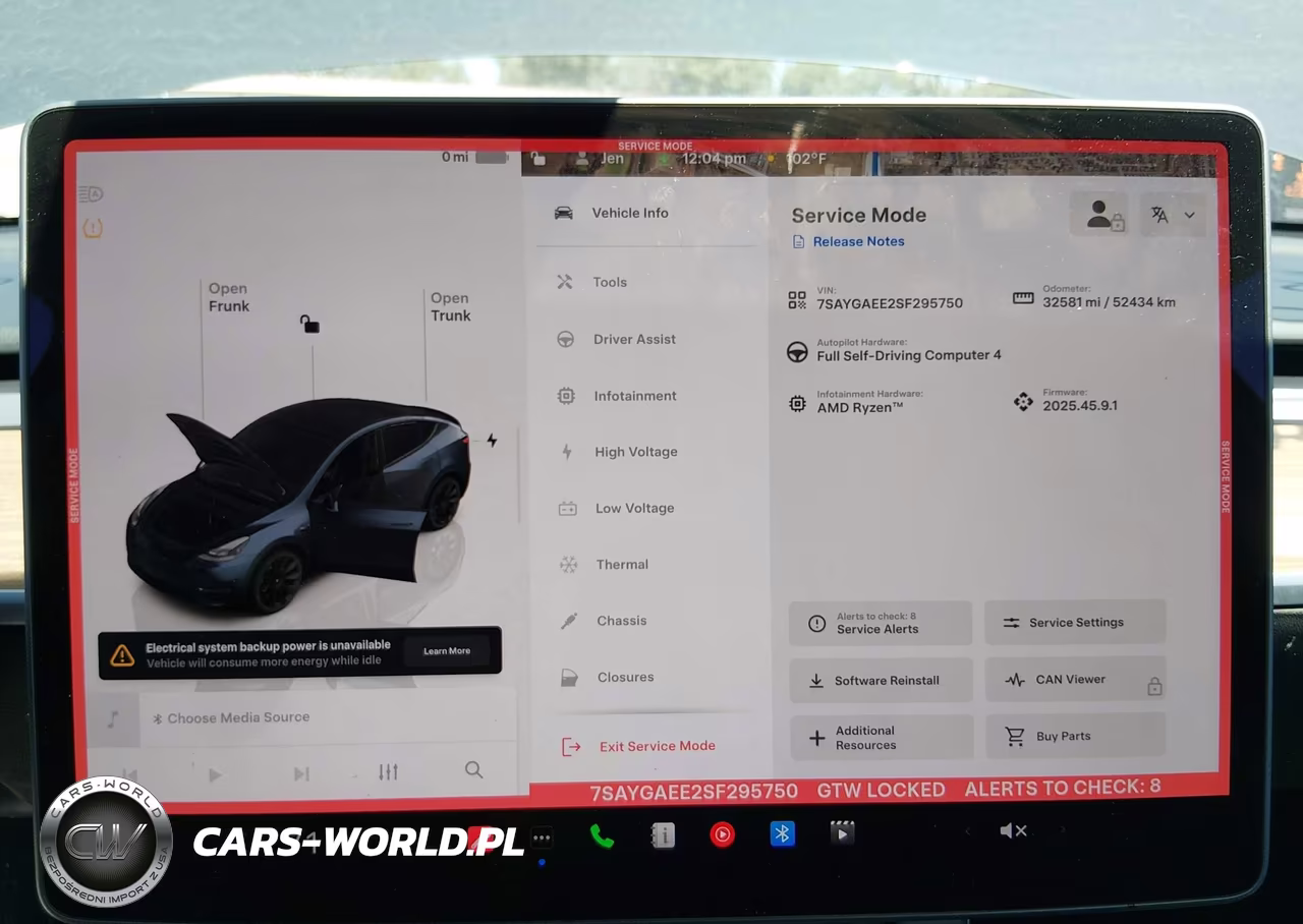 2025 Tesla Model Y Long Range Dual Motor All-Wheel Drive VIN:7SAYGAEE2SF295750 - 18