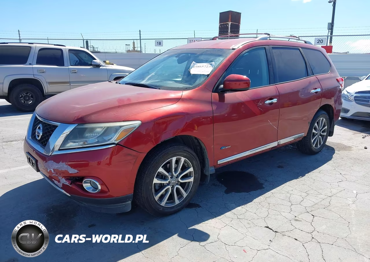 2014 Nissan Pathfinder Hybrid Sl VIN:5N1CR2MN3EC649751 - 2