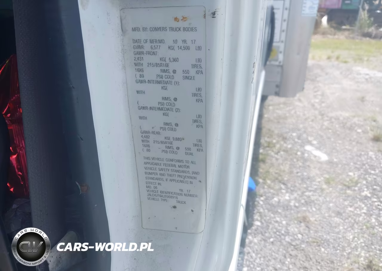 2018 Isuzu Npr Hd VIN:JALC4J16XJ7008916 - 8