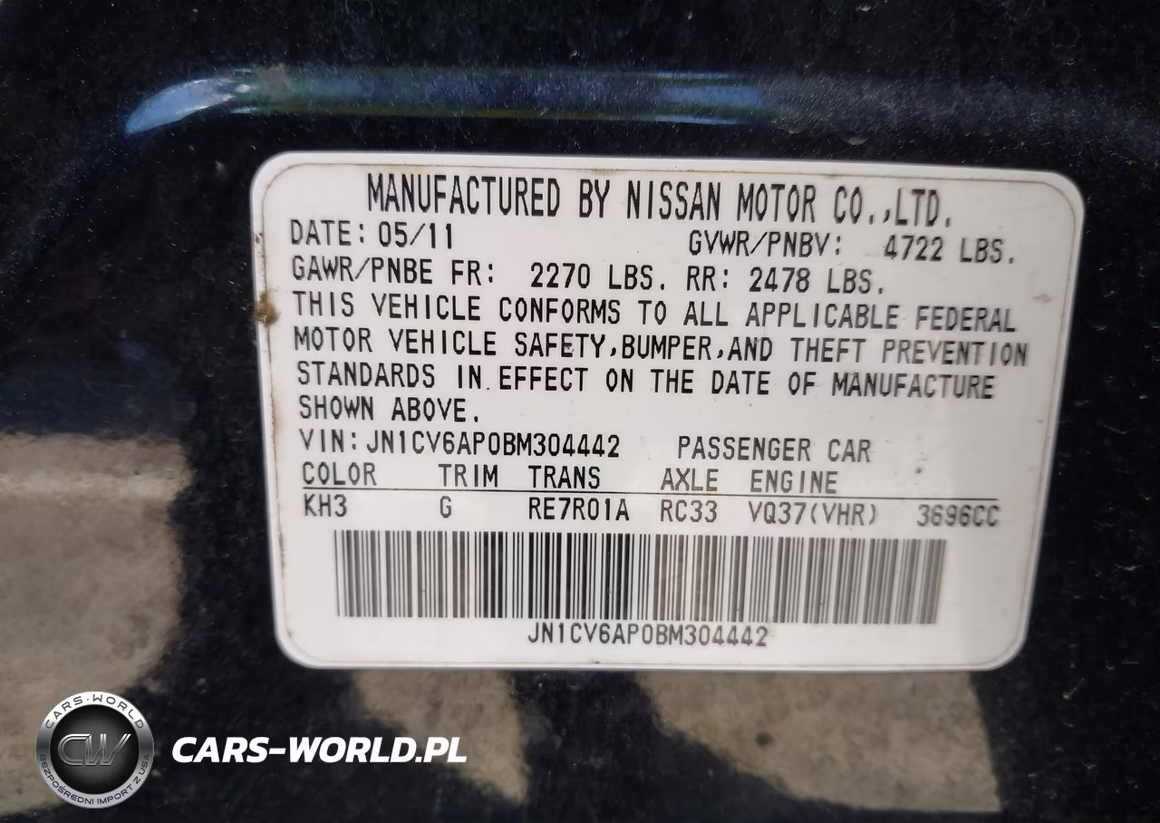 2011 Infiniti G37 Journey VIN:JN1CV6AP0BM304442 - 9