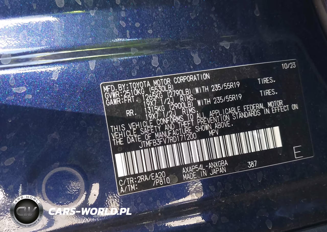 2024 Toyota Rav4 Prime Xse VIN:JTMFB3FV7RD171200 - 9