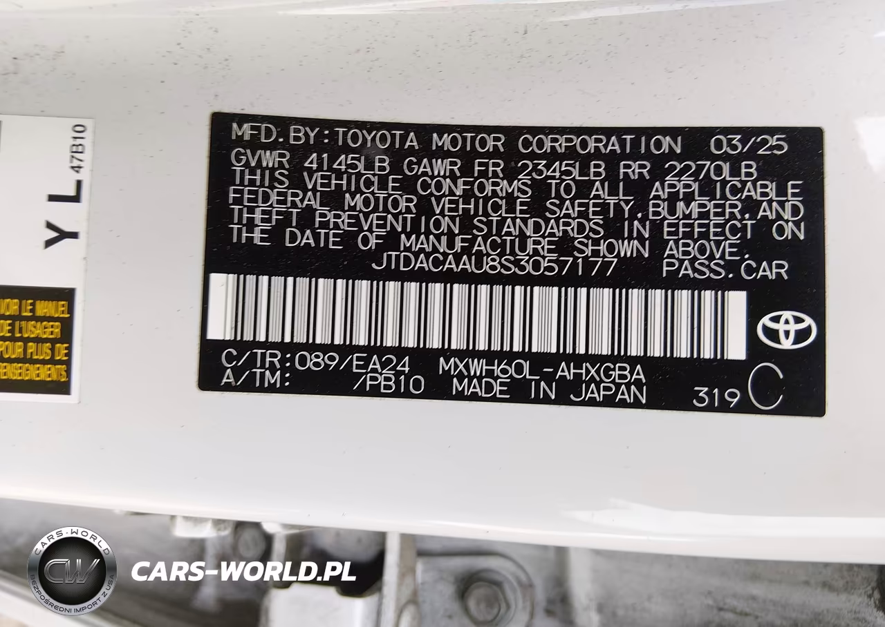 2025 Toyota Prius Nightshade VIN:JTDACAAU8S3057177 - 9