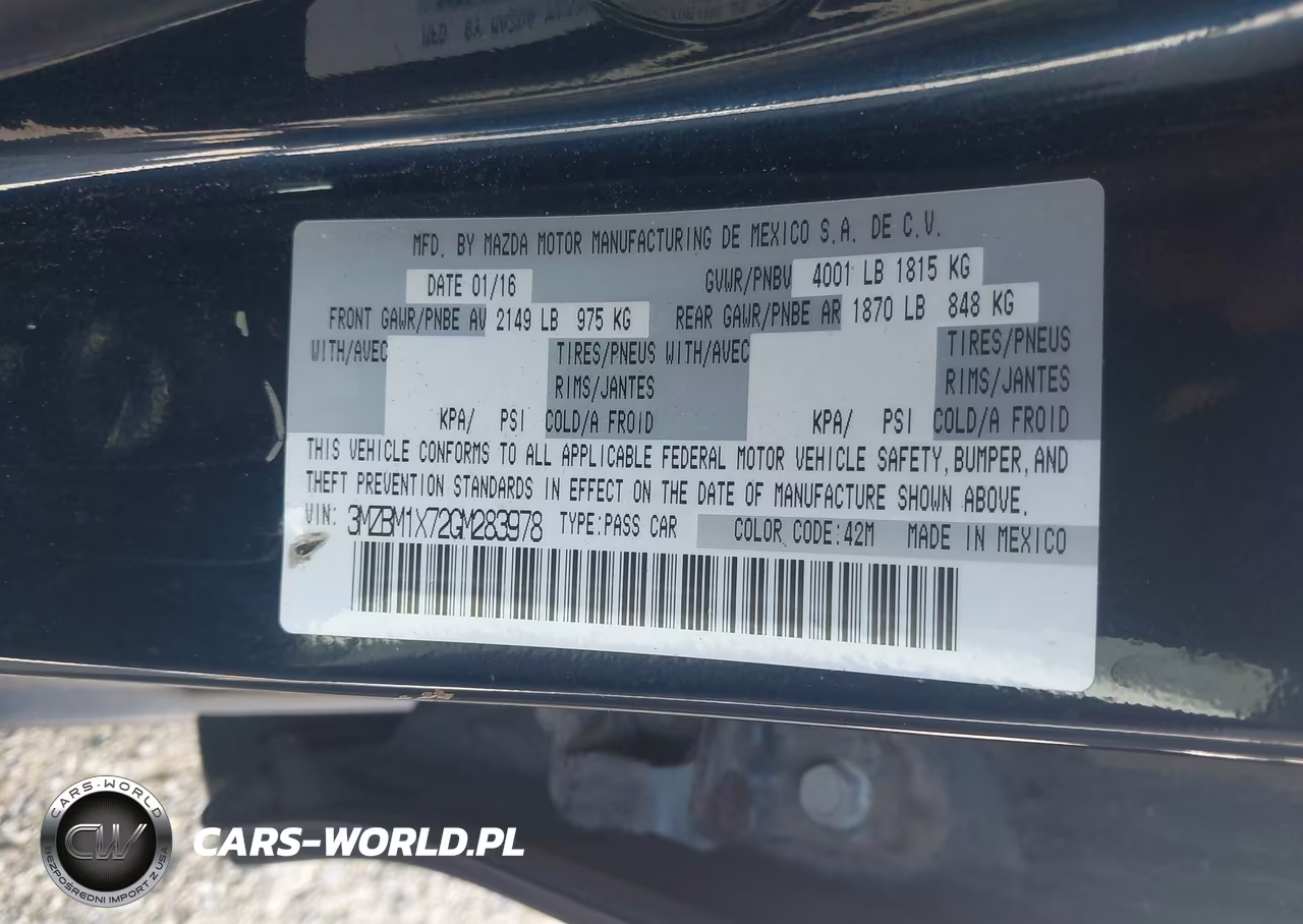 2016 Mazda Mazda3 I Grand Touring VIN:3MZBM1X72GM283978 - 9